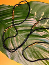 Load image into Gallery viewer, Black Gold Waistbeads
