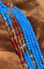 Load image into Gallery viewer, Baby Blue  Crystal Waist Bead
