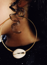 Load image into Gallery viewer, Forever Cowrie Hoop Earrings
