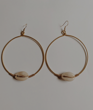 Load image into Gallery viewer, Forever Cowrie Hoop Earrings
