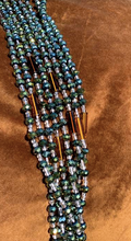 Load image into Gallery viewer, Green Goddess waist beads
