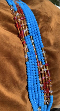 Load image into Gallery viewer, Baby Blue  Crystal Waist Bead
